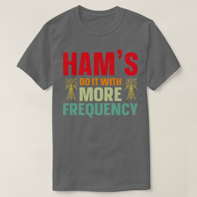 T-shirt Morse Code Radio Ham Amateur Radio Opérateur Cadea (Design devant)