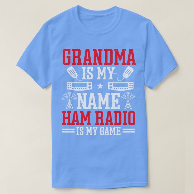 T-shirt Morse Code Radio Ham Amateur Radio Opérateur Cadea (Design devant)