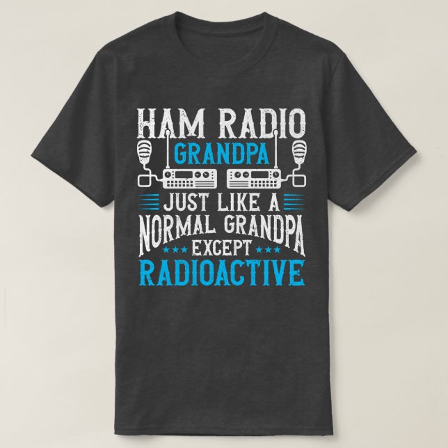 T-shirt Morse Code Radio Ham Amateur Radio Opérateur Cadea (Design devant)