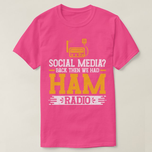 T-shirt Morse Code Radio Ham Amateur Radio Opérateur Cadea (Design devant)