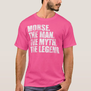 T-shirt Morse Morse Nom de famille Morse nom de famille Mo