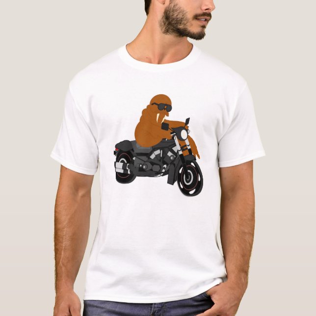 T-shirt Morse sur un Davison (Devant)