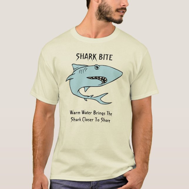 T-shirt Morsure de requin (Devant)