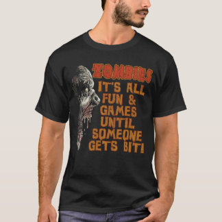 T-shirt Morsure de zombi
