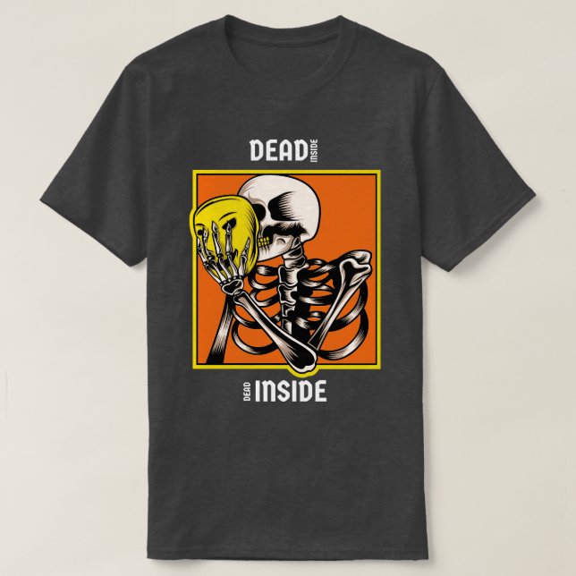 T-shirt Mort à l'intérieur (Design devant)