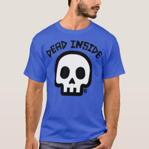 T-SHIRT MORT À L'INTÉRIEUR