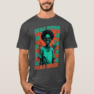 T-shirt Mort à l'intérieur de Afro Zombie