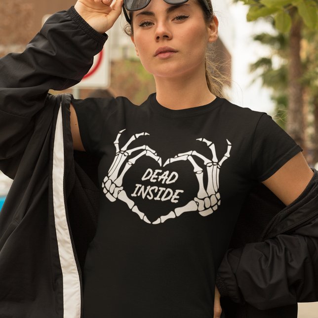 T-shirt Mort à l'intérieur des mains de squelette (Créateur téléchargé)
