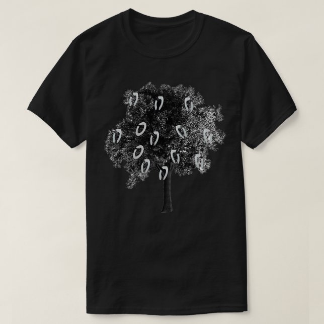 T-shirt Mort Comme Moi Toilet Seat Tree (Design devant)