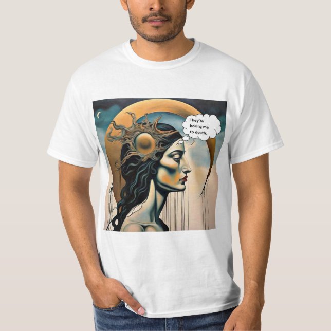 T-shirt Mort de boredom (Devant)