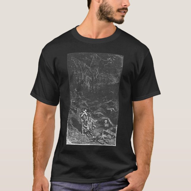 T-shirt mort de cimetière (Devant)