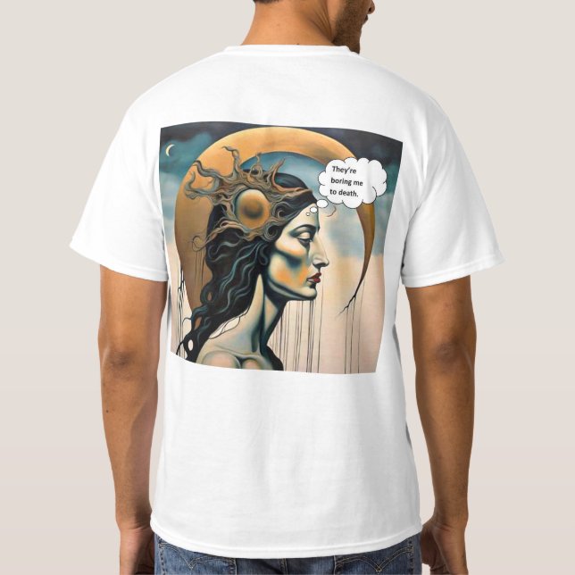 T-shirt Mort d'ennui (Dos)
