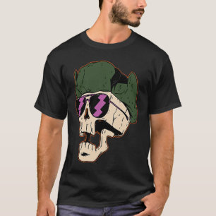 T-shirt mort du squelette du soldat