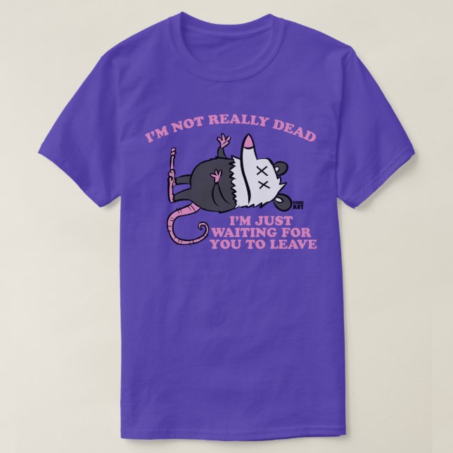 T-SHIRT MORT POSSUME (Design devant)