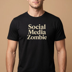 T-shirt Mort vivant des médias sociaux
