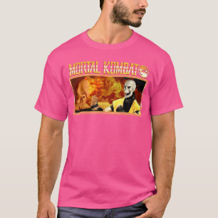 T-shirt Mortal Kombat Inferno Scorpion Rétro 90s Jeu Vidéo