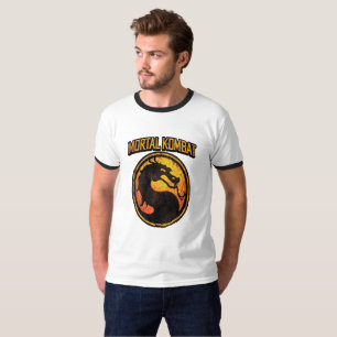 T-shirt Mortal Kombat Vintage Tee — Taille Small Ajustée Y