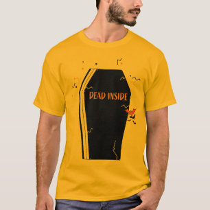 T-shirt Morte éffrayante effrayante dans le cercueil hall