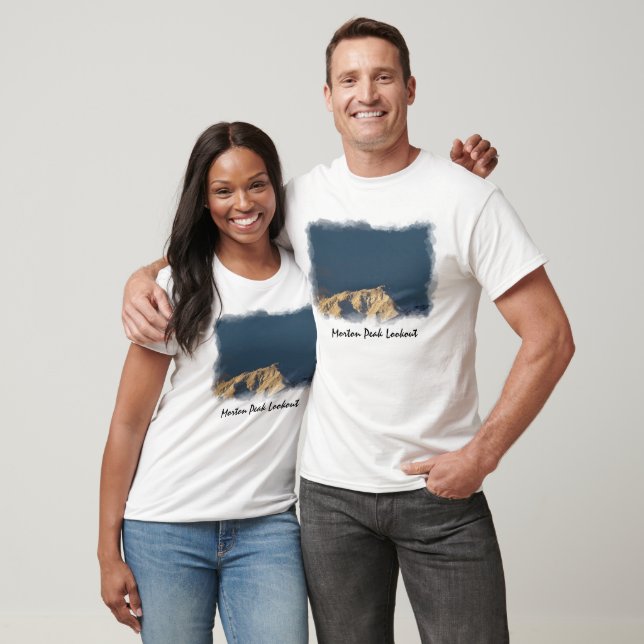 T-shirt Morton Peak, CA Front (Unisexe)