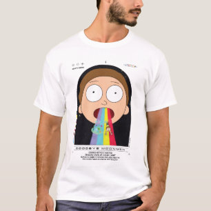 T-shirt Morty Goodbye Moonmen Citation Graphique
