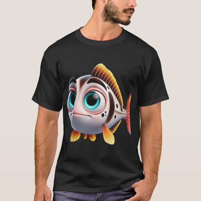 T-shirt Morue adorable (Devant)