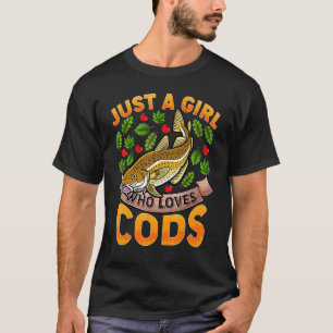 T-shirt Morue Juste Une Fille Qui Aime Les Morues