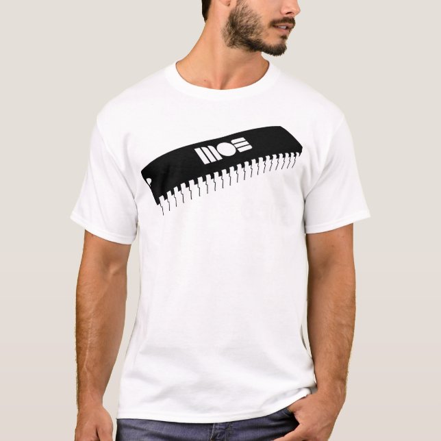 T-Shirt Mos 6502 Cpu Par Retro (Devant)