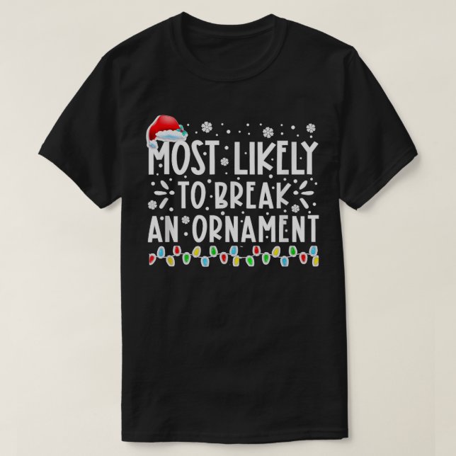 T-shirt Mos Susceptibles de casser une ornementation drôle (Design devant)