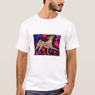T-shirt Mosaïque Basenji