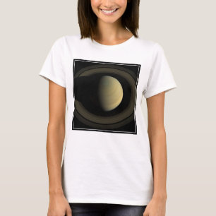 T-shirt Mosaïque De La Planète Saturne Et Ses Principaux A