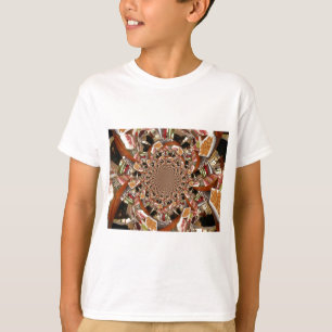 T-shirt Mosaïque de sushis Brown