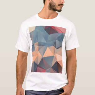 T-shirt Mosaïque polygonale : Elégance géométrique créativ