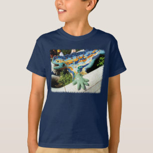 T-shirt Mosaïques de lézard de Gaudi
