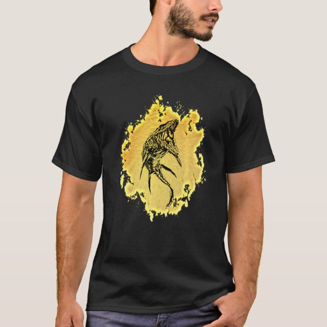 T-shirt Mosasaurus Dinosaur Motif Predator Préhistorique D (Devant)