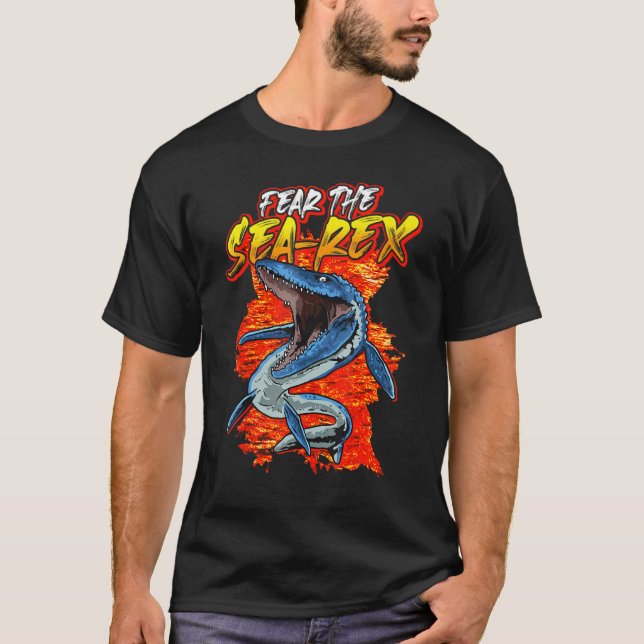 T-shirt Mosasaurus Dinosaur Préhistorique Mosasaurus Boys  (Devant)