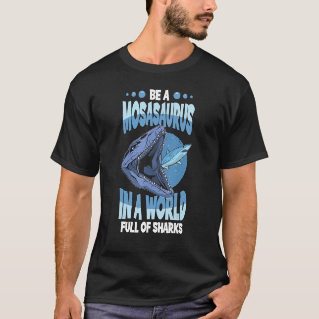 T-shirt Mosasaurus Dinosaur Préhistorique Mosasaurus Boys  (Devant)