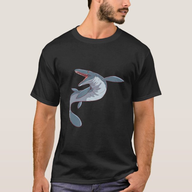 T-shirt Mosasaurus Régime alimentaire Dinosaure préhistori (Devant)