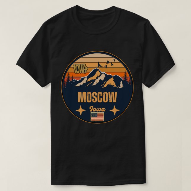 T-shirt Moscou, Iowa (Design devant)