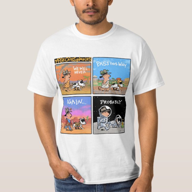 T-shirt Mose Goes Walkies Color Tee (Devant)