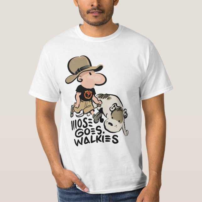 T-shirt Mose Goes Walkies Tee - shirt (Devant)