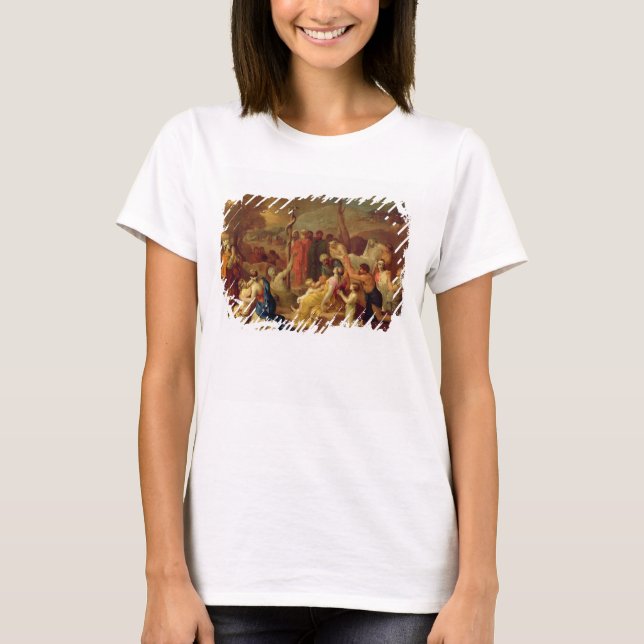 T-shirt Moses and the Brazen Serpent, c.1653-54 (oil on ca (Devant)