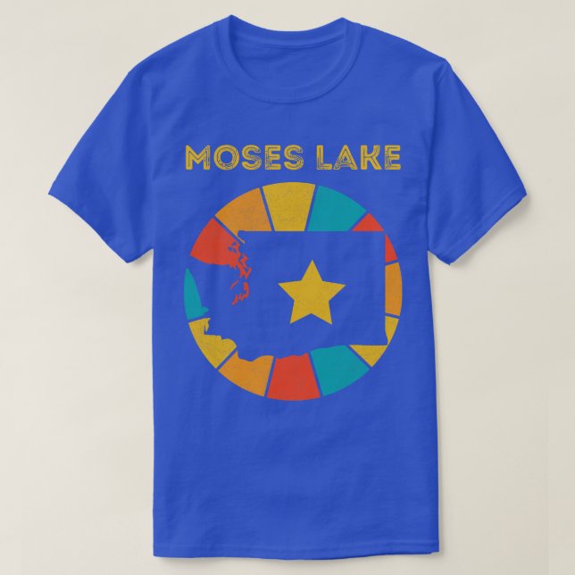 T-shirt Moses Lake Washington Souvenir Vintage désaffecté (Design devant)