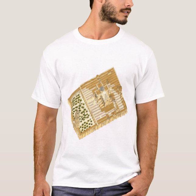 T-shirt Mosquée de Cordoue Espagne. Vue aérienne (Devant)