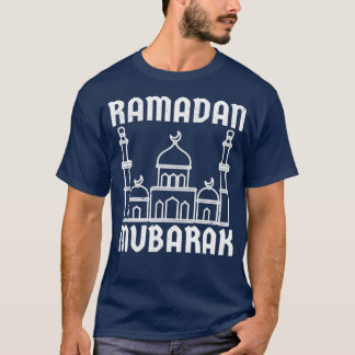 T-shirt Mosquée islamique Ramadan Moubarak Islam Ramada mu