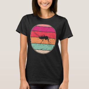 T-shirt Mosquito vintage Rétro Mosquito Silhouette Animal