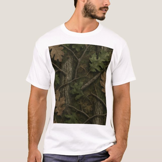 T-shirt Mossy Oak Camouflage (Devant)