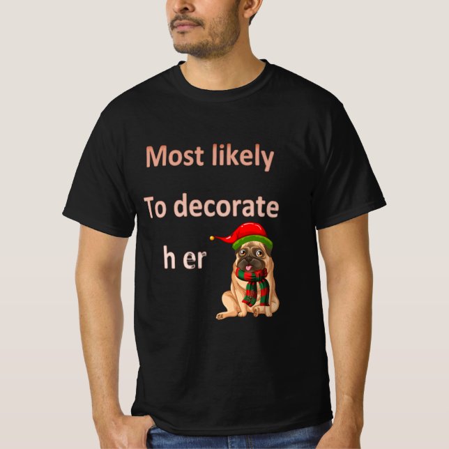 T-shirt most likely to decorate her dog (Devant)