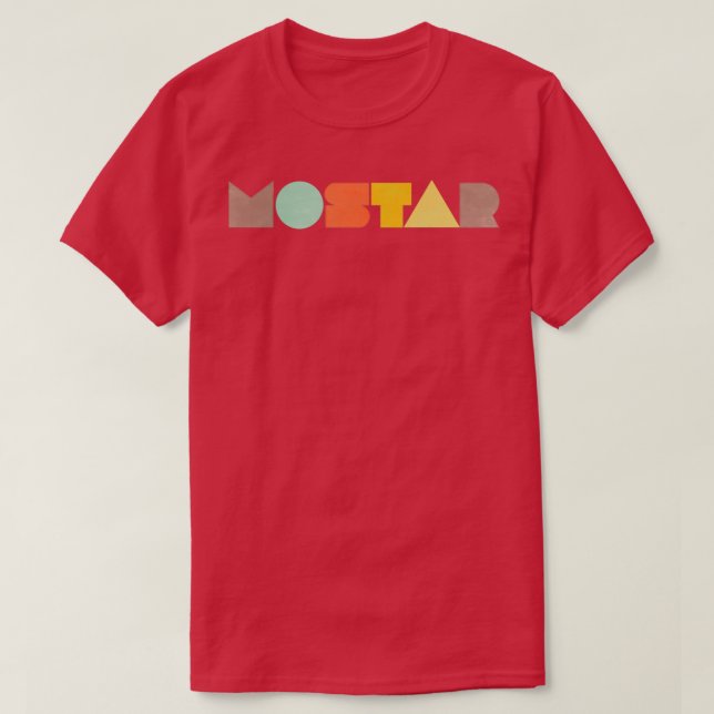 T-shirt Mostar Vintage (Design devant)
