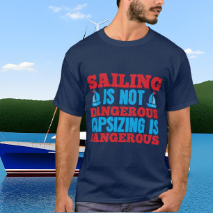 T-shirt mot à voile amusant 
