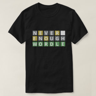 T-shirt Mot Amusant Jamais Assez - Joueur de jeu de puzzle